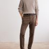 Straight-Leg Stretch-Cotton Gabardine Trousers - OU Straight-Leg Stretch-Cotton Gabardine Trousers - OU
