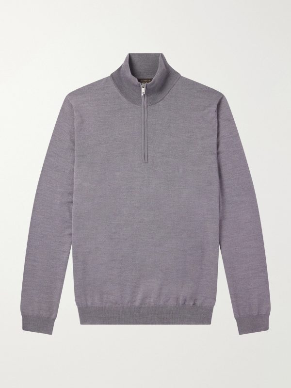 Zanone Flexwool Half-Zip Sweater