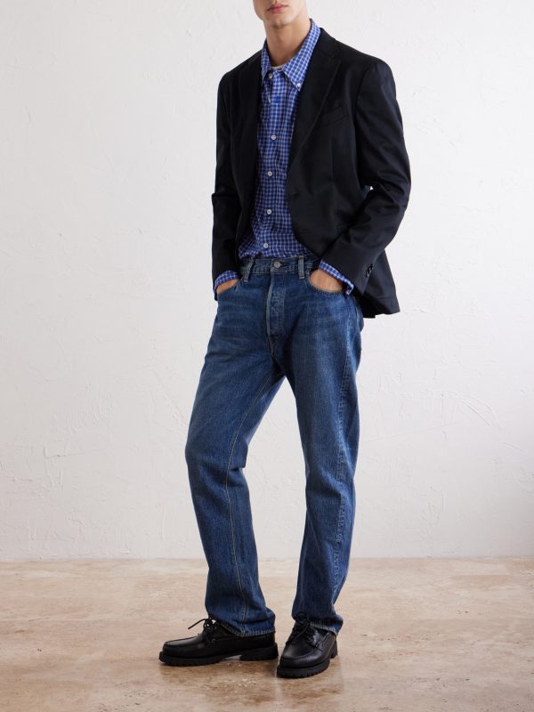 Stretch-Cotton Gabardine Suit Jacket - OU Stretch-Cotton Gabardine Suit Jacket - OU