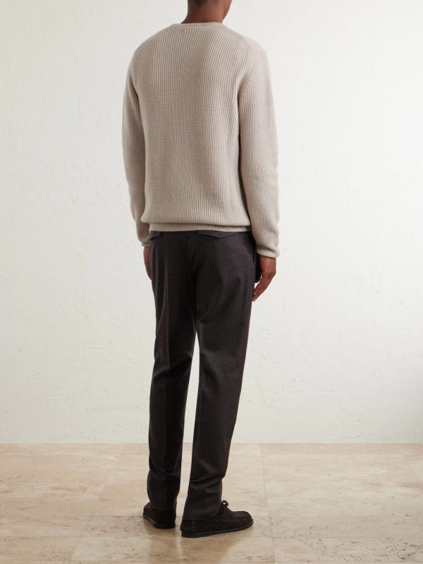 Ribbed Cashmere Sweater - BK