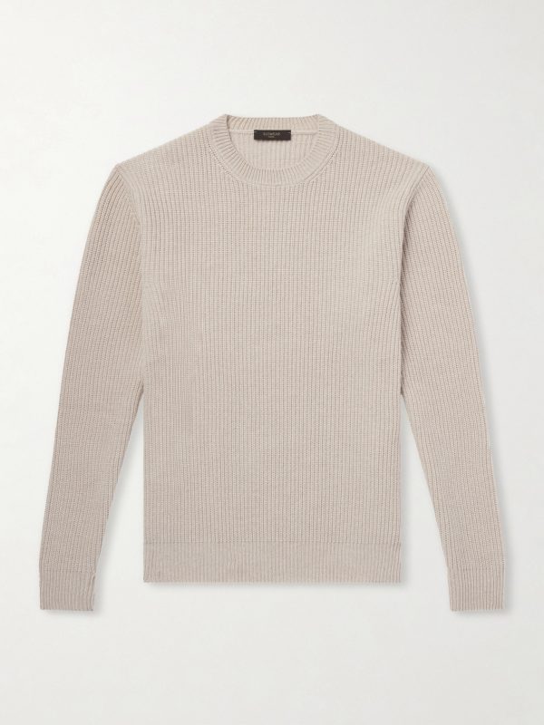 Ribbed Cashmere Sweater