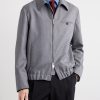 Montedoro Il Primo Wool-Canvas Bomber Jacket - FR Montedoro Il Primo Wool-Canvas Bomber Jacket - FR