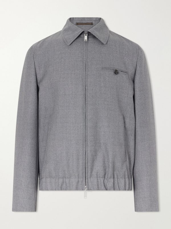 Montedoro Il Primo Wool-Canvas Bomber Jacket Montedoro Il Primo Wool-Canvas Bomber Jacket