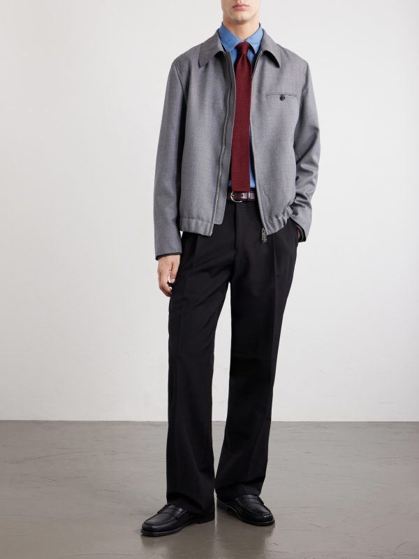 Montedoro Il Primo Wool-Canvas Bomber Jacket - OU Montedoro Il Primo Wool-Canvas Bomber Jacket - OU