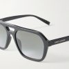 Aviator-Style Acetate Sunglasses - CU