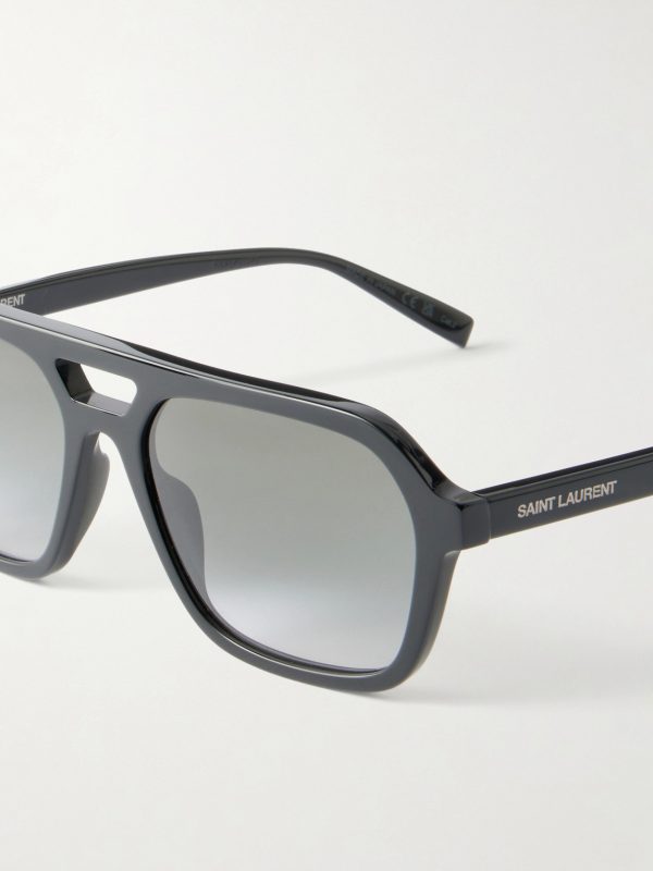 Aviator-Style Acetate Sunglasses - CU