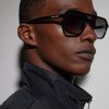 Aviator-Style Acetate Sunglasses - OU