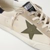 Super-Star Distressed Suede -Trimmed Leather Sneakers - CU Super-Star Distressed Suede -Trimmed Leather Sneakers - CU