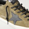 Super-Star Distressed Leather-Trimmed Suede Sneakers - CU Super-Star Distressed Leather-Trimmed Suede Sneakers - CU
