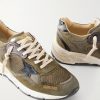 Running Dad Suede-Trimmed Mesh Sneakers - CU Running Dad Suede-Trimmed Mesh Sneakers - CU