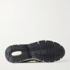 Running Dad Suede-Trimmed Mesh Sneakers - E1 Running Dad Suede-Trimmed Mesh Sneakers - E1