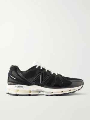 +JJJJOUND 1890 Logo-Appliquéd Mesh Sneakers +JJJJOUND 1890 Logo-Appliquéd Mesh Sneakers