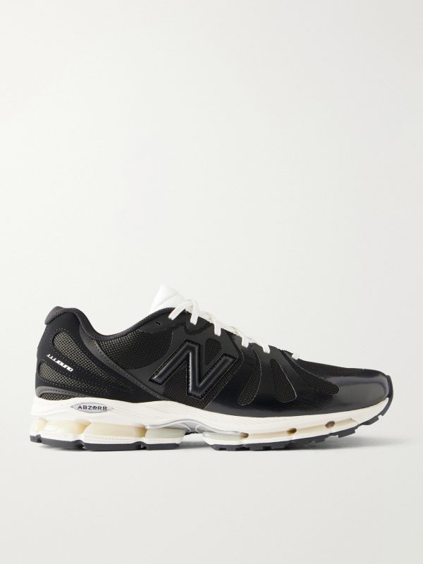 +JJJJOUND 1890 Logo-Appliquéd Mesh Sneakers +JJJJOUND 1890 Logo-Appliquéd Mesh Sneakers
