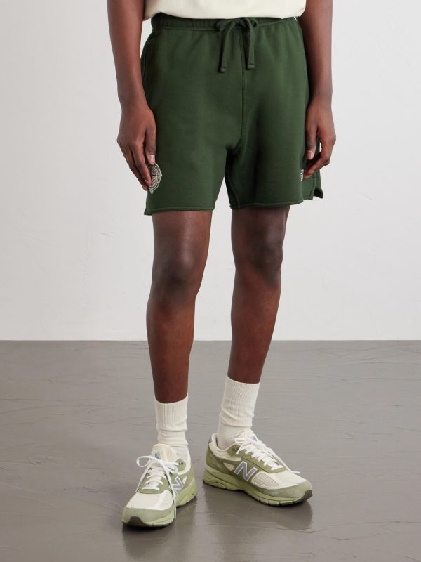 + New Balance Cotton-Jersey Drawstring Shorts - FR + New Balance Cotton-Jersey Drawstring Shorts - FR