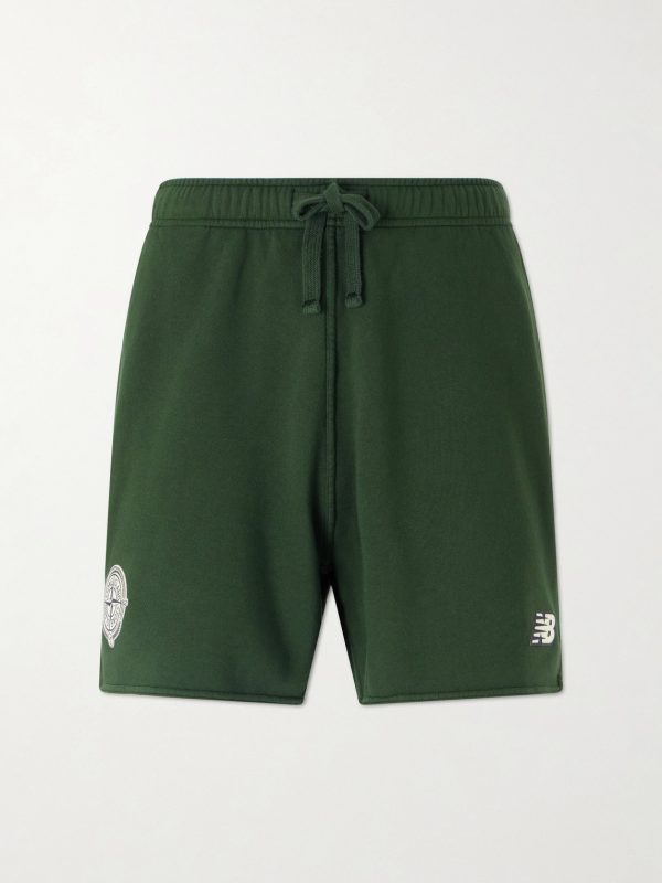 + New Balance Cotton-Jersey Drawstring Shorts + New Balance Cotton-Jersey Drawstring Shorts