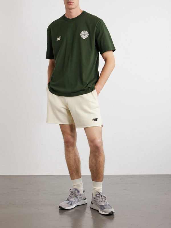+ New Balance Logo-Print Cotton-Jersey T-Shirt - OU