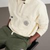 + New Balance Logo-Print Cotton-Jersey Polo Sweater - CU + New Balance Logo-Print Cotton-Jersey Polo Sweater - CU