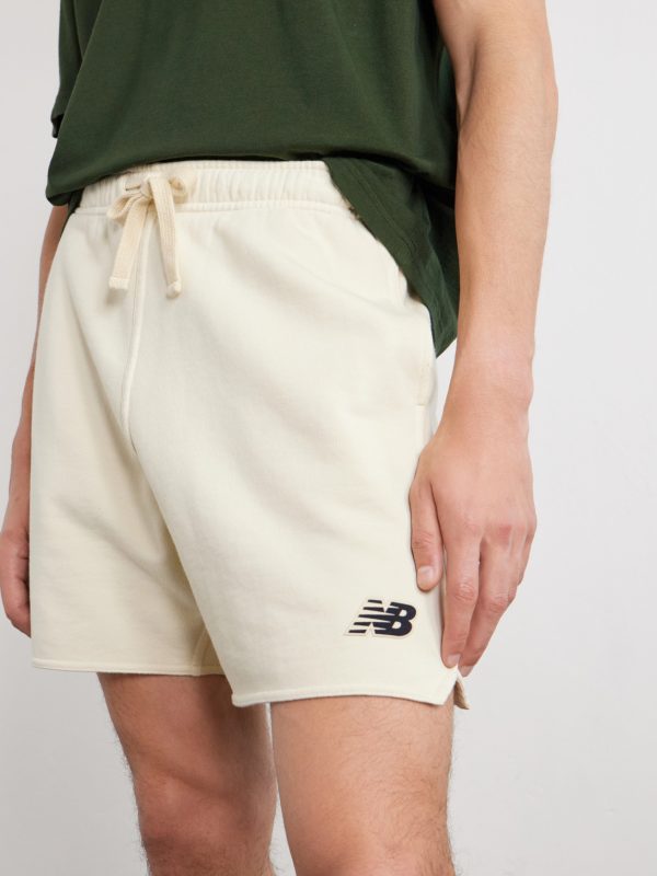 + New Balance Cotton-Jersey Drawstring Shorts - CU + New Balance Cotton-Jersey Drawstring Shorts - CU