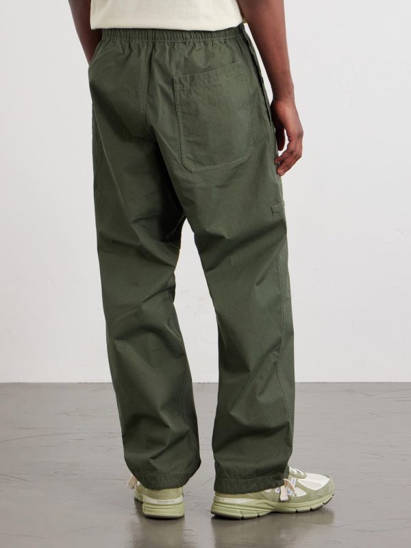 + New Balance Straight-Leg Logo-Print Cotton-Ripstop Trousers - BK