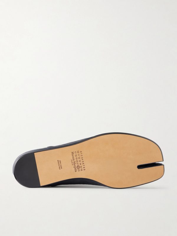 Tabi Babouche Split-Toe Suede Slip-ons - E1