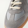 Replica Suede-Trimmed Leather Sneakers - CU