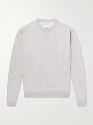 Double Layered Cotton-Fleece Sweatshirt Double Layered Cotton-Fleece Sweatshirt