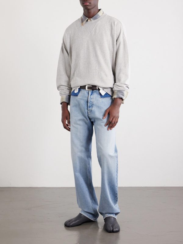 Double Layered Cotton-Fleece Sweatshirt - OU Double Layered Cotton-Fleece Sweatshirt - OU