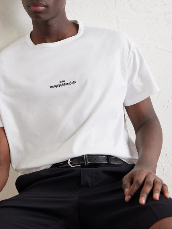 Logo-Embroidered Cotton-Jersey T-Shirt - CU Logo-Embroidered Cotton-Jersey T-Shirt - CU