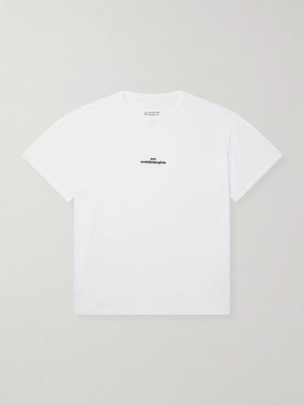 Logo-Embroidered Cotton-Jersey T-Shirt Logo-Embroidered Cotton-Jersey T-Shirt