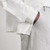 Wide-Leg Paint-Splattered Cotton-Canvas Trousers - CU