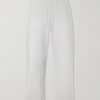 Wide-Leg Paint-Splattered Cotton-Canvas Trousers