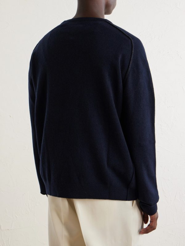 Knitted Wool Sweater - BK Knitted Wool Sweater - BK
