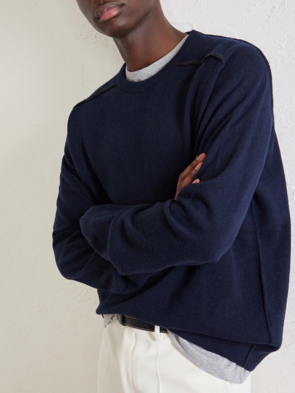 Knitted Wool Sweater - CU Knitted Wool Sweater - CU