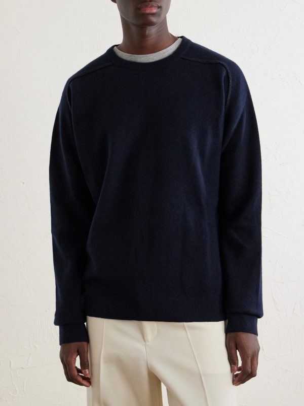 Knitted Wool Sweater - FR Knitted Wool Sweater - FR