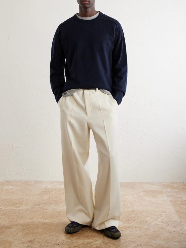 Knitted Wool Sweater - OU Knitted Wool Sweater - OU