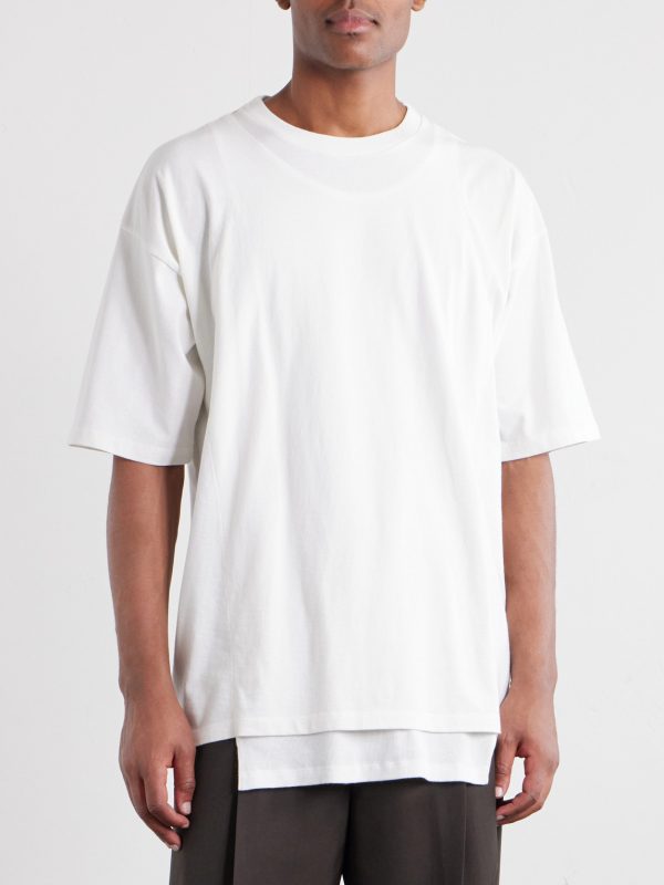 Layered Cotton-Jersey T-Shirt - FR Layered Cotton-Jersey T-Shirt - FR