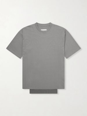 Layered Cotton-Jersey T-Shirt