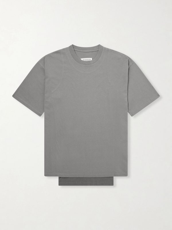 Layered Cotton-Jersey T-Shirt Layered Cotton-Jersey T-Shirt