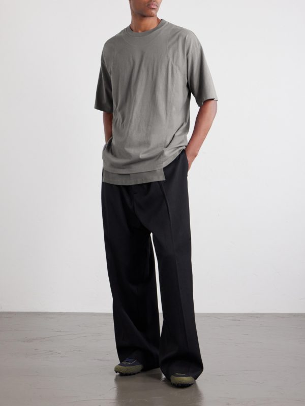 Layered Cotton-Jersey T-Shirt - OU Layered Cotton-Jersey T-Shirt - OU
