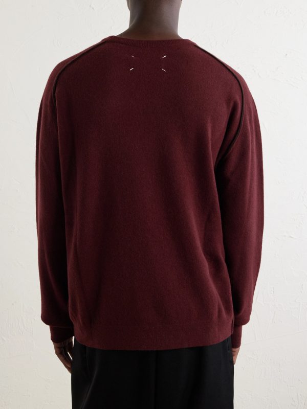 Knitted Wool Sweater - BK Knitted Wool Sweater - BK