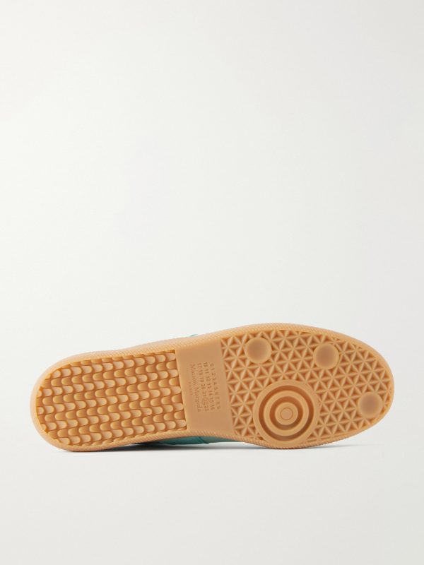 Replica Leather and Suede Sneakers - E1 Replica Leather and Suede Sneakers - E1