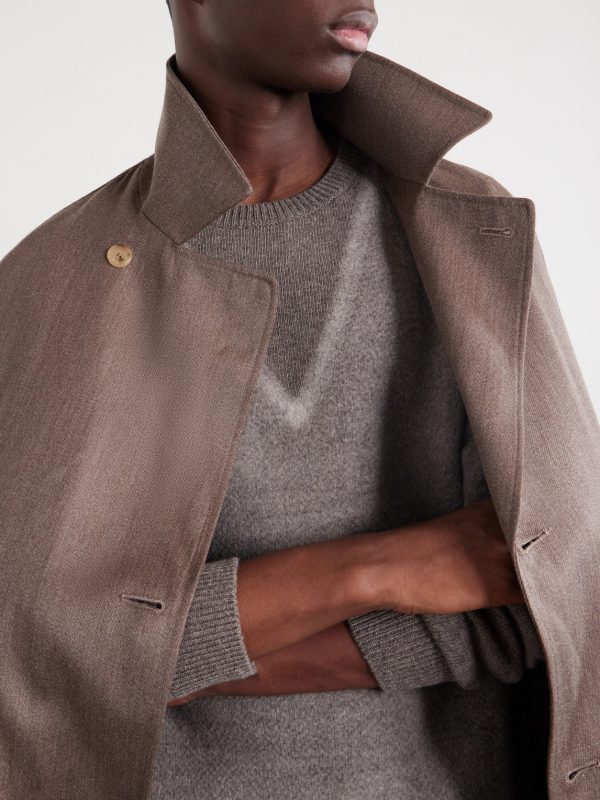 Fused Brushed Virgin Wool Sweater - CU