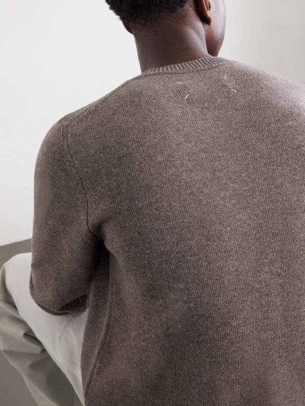 Fused Brushed Virgin Wool Sweater - E1