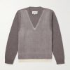 Fused Brushed Virgin Wool Sweater