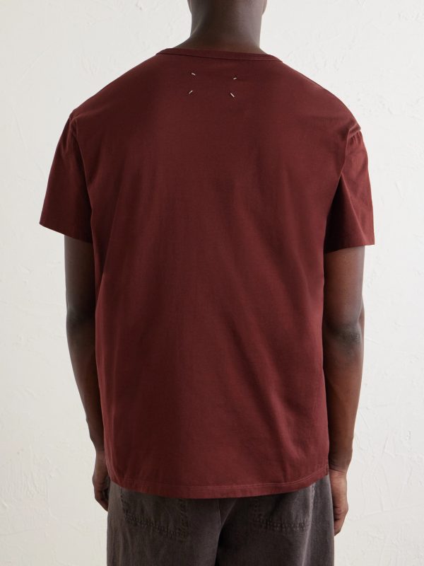 Logo-Embroidered Cotton-Jersey T-Shirt - BK Logo-Embroidered Cotton-Jersey T-Shirt - BK