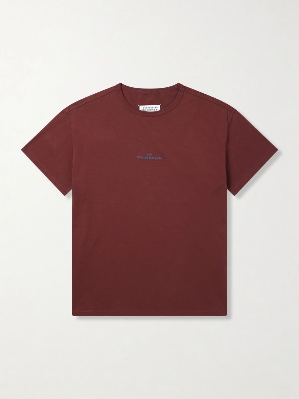 Logo-Embroidered Cotton-Jersey T-Shirt Logo-Embroidered Cotton-Jersey T-Shirt