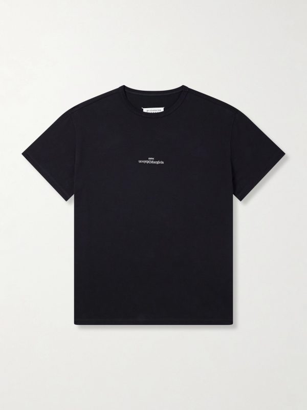 Logo-Embroidered Cotton-Jersey T-Shirt Logo-Embroidered Cotton-Jersey T-Shirt