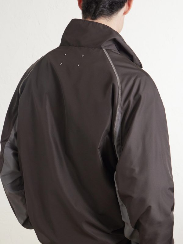 Mesh-Trimmed Shell Jacket - CU