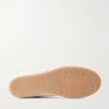 Replica Suede-Trimmed Leather Sneakers - E1 Replica Suede-Trimmed Leather Sneakers - E1