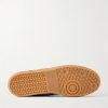 Replica Suede-Trimmed Leather Sneakers - E1 Replica Suede-Trimmed Leather Sneakers - E1